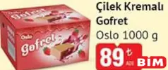 OSLO ÇİLEK KREMALI GOFRET 1000 G